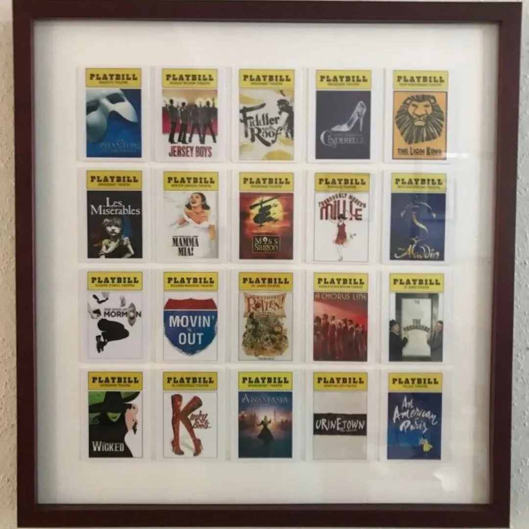 Theater-inspired Program Ornaments Broadway Show Ornaments