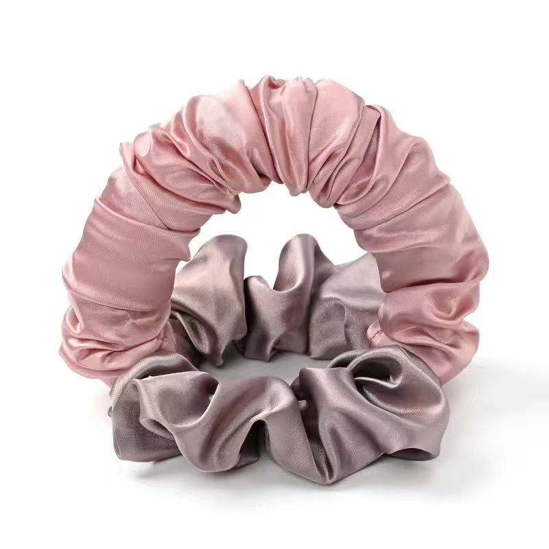 Seamless bun hair curler tie,portable sleeping curling iron, scrunchie