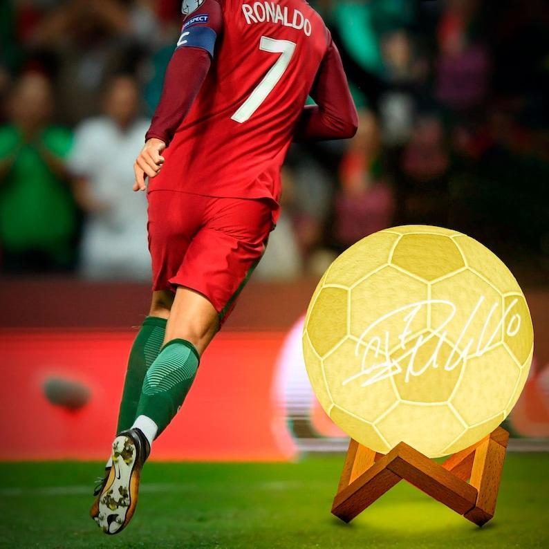 Personalized Soccer Gifts for Soccer Fan player Night Light Lamp For Friend Men boy Kids Dad Football Christmas Coach Gifts Birthdays - myphotowallet