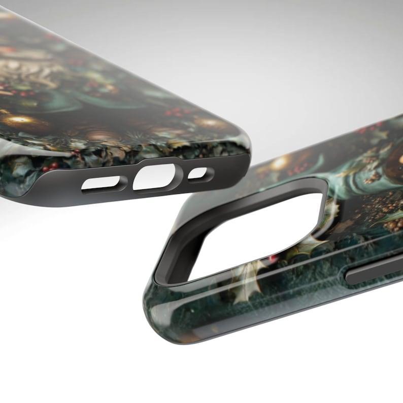3d effect vintage gnome phone case,3d vintage gnome phone case,christmas gnomes phone case, iphone 15 pro magsafe, iphone 14 pro max magsafe