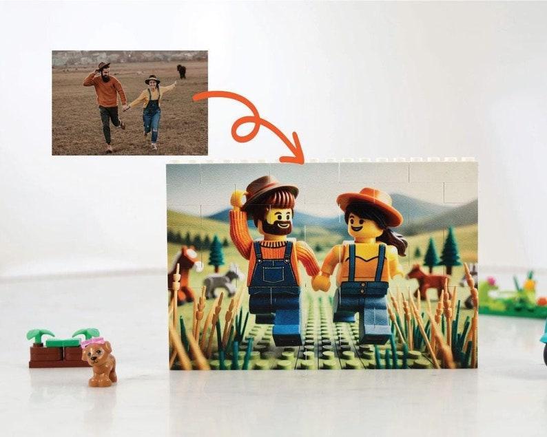Custom Brick Photo Puzzle - Turn Your Memories into a Mini-Figure Styl