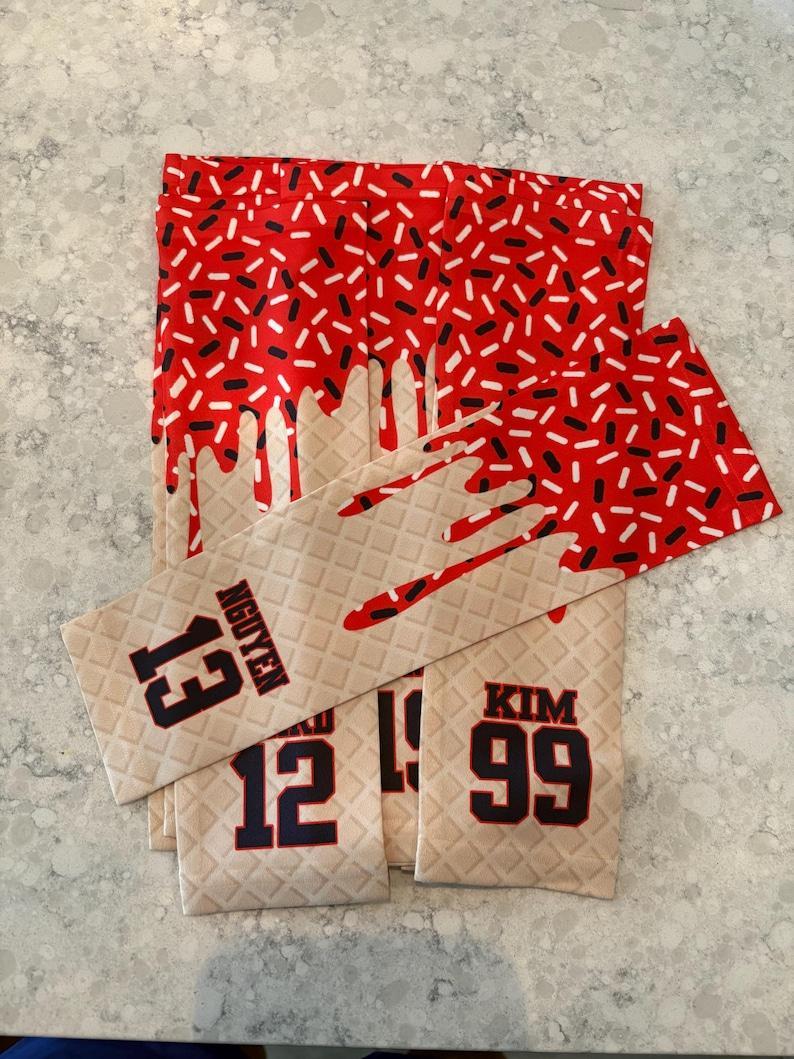Custom Paint Drip ARM Sleeves for Kids and Adults, Personalized Arm Sleeves with Name, Number or Logo for Sports Teams, Paint Drip Sleeves -