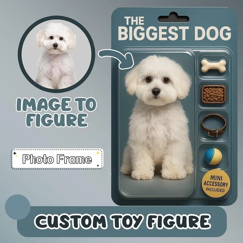 Custom Action Figure Portraits | Personalized Toy Box Art | Custom Photo Frame Decorations | Custom Toy Figure
