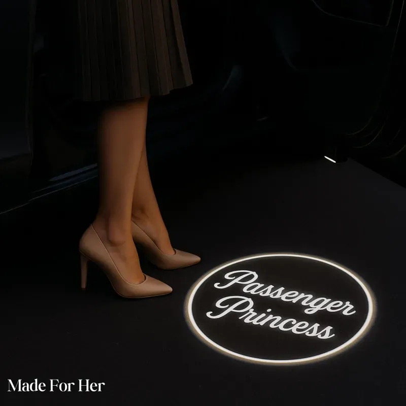 Passenger Princess Car Door LED Projector Light Gift for Girlfriend