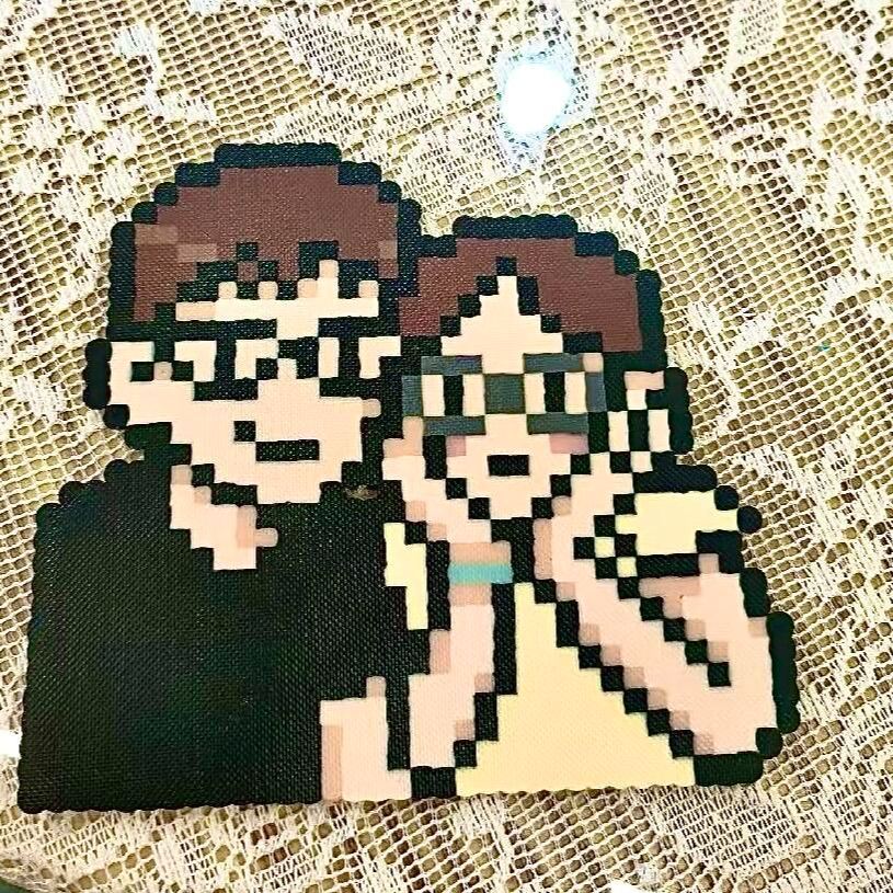 Customized Photo Pixel Puzzle Picture Bean Set Diy Material Package - 