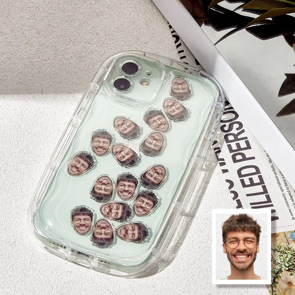 Personalized Face iPhone Case Face Shake Phone Case Funny Gifts