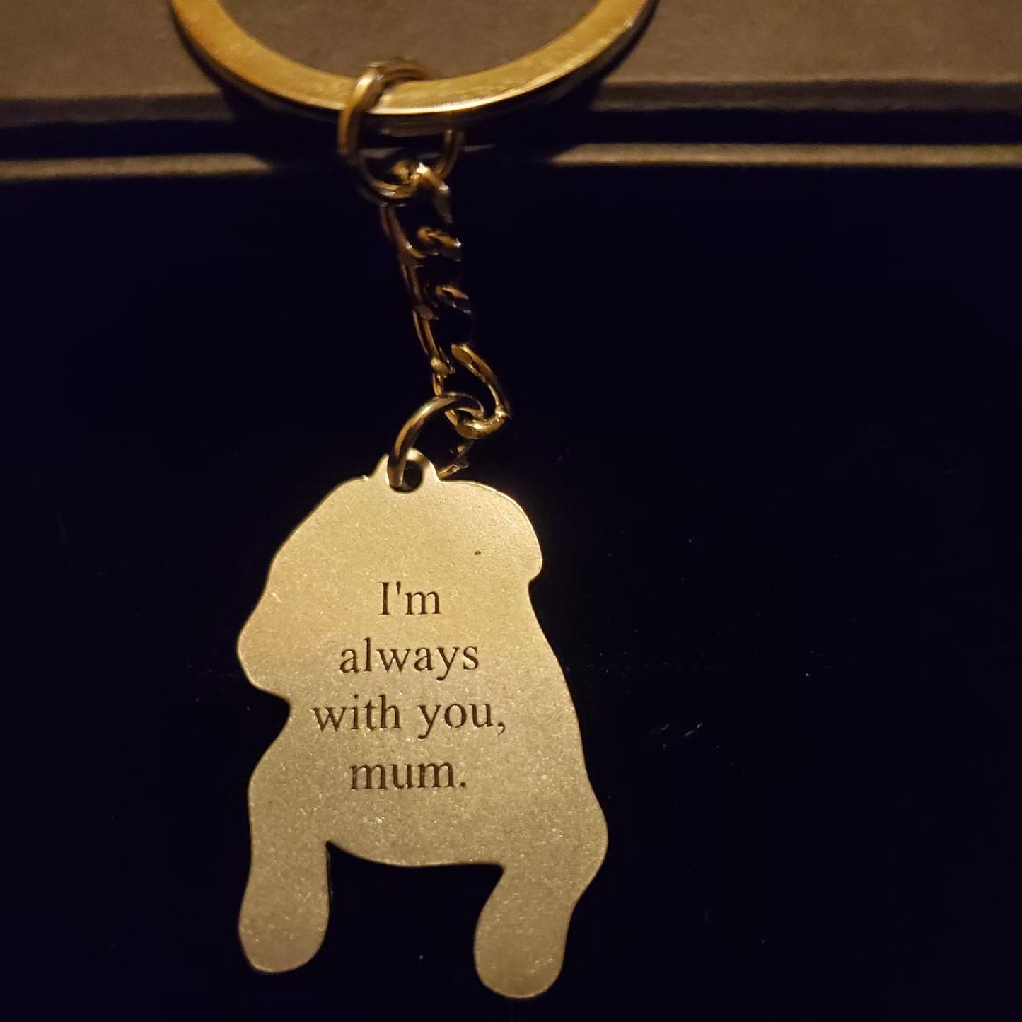 Life-Like Keychain Custom Pet Keychain with Photo-Engraved Detail