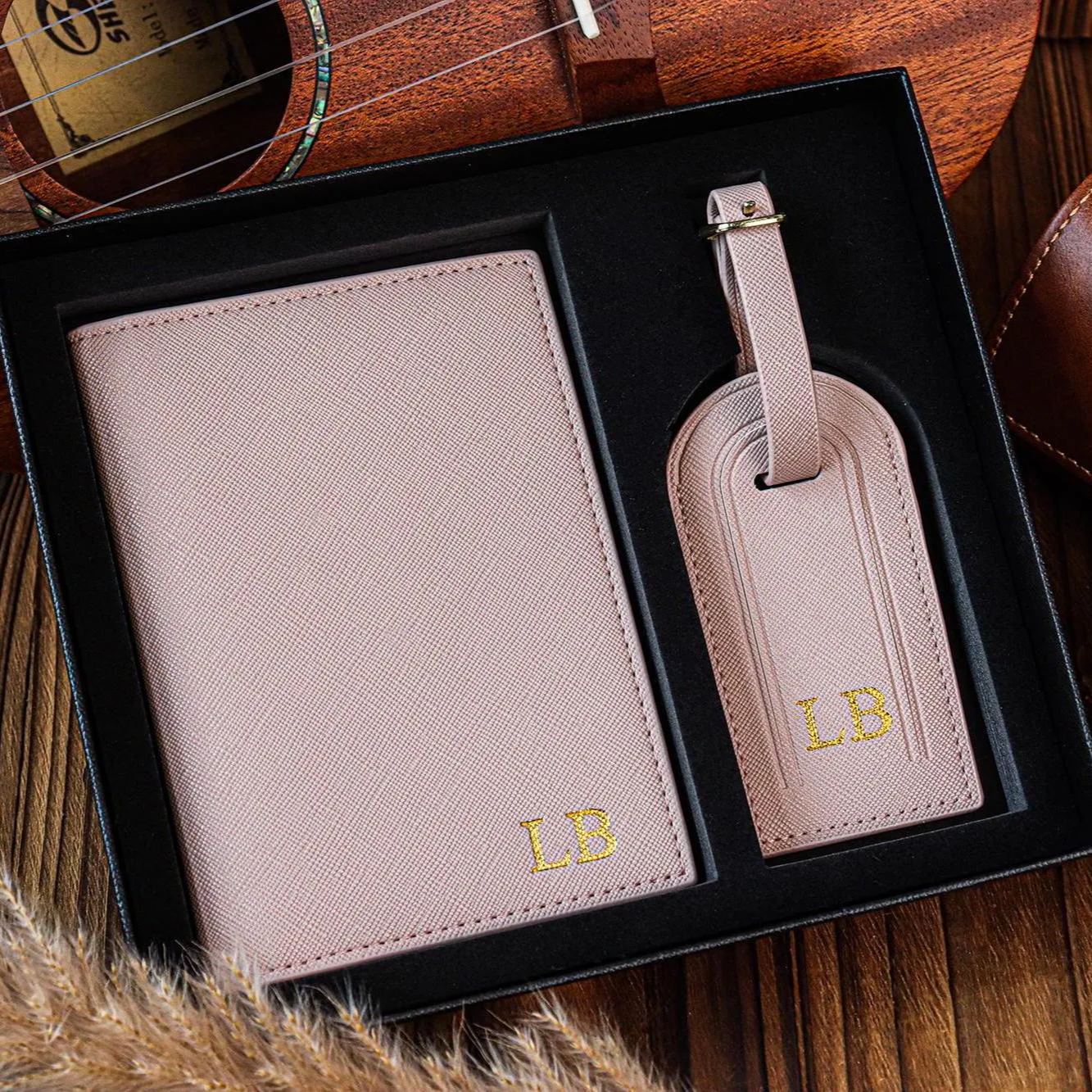 Personalised Passport Holder & Luggage Tag ,Custom Passport Wallet ,Wedding Gift,Travel Gift for Her ,Groomsmen Proposal, Travel Accessories