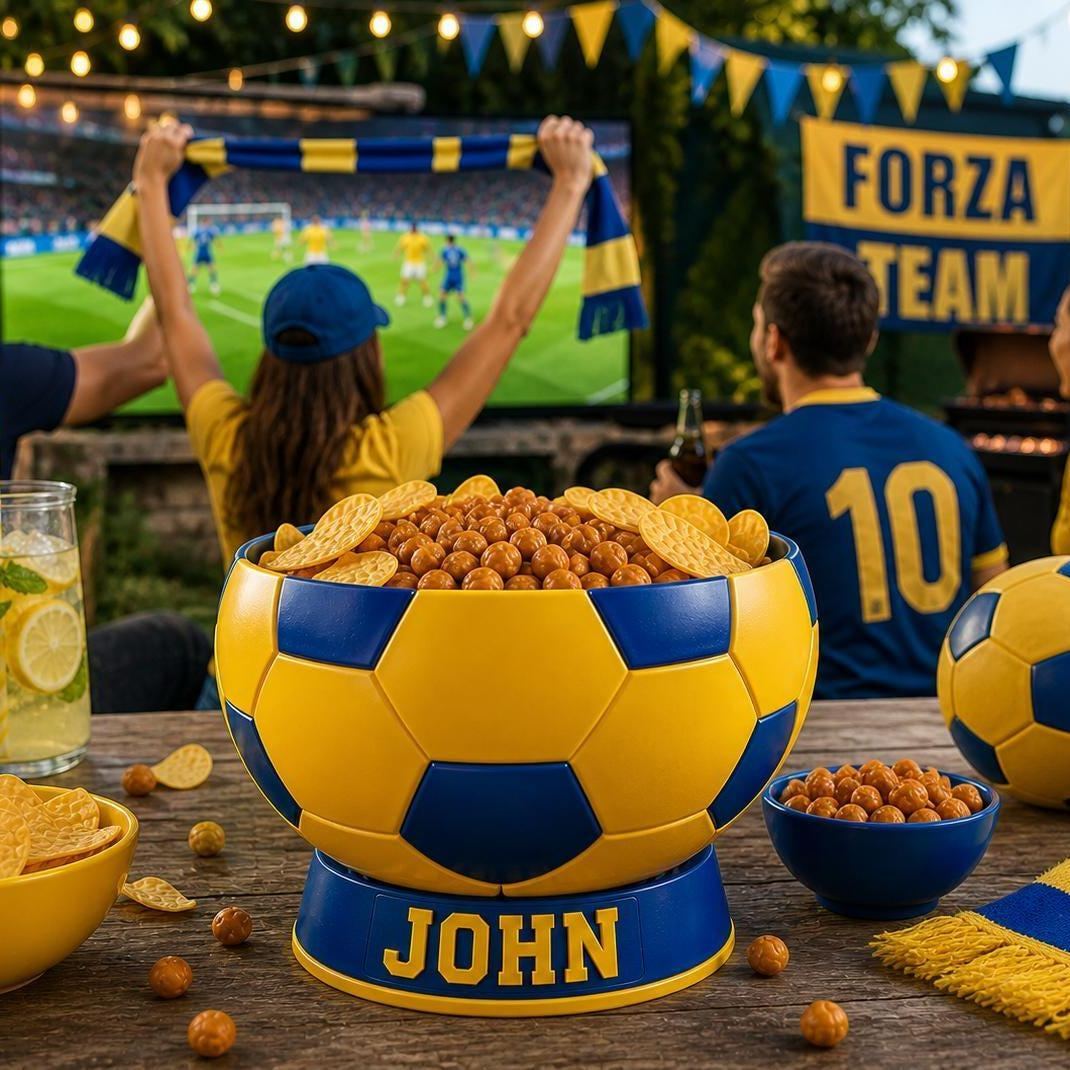 Personalized Soccer Ball Snack Bowl | Custom Name Football Bowl | World Cup  Gift | Soccer Fan Gift | 3D Printed Sports Bowl