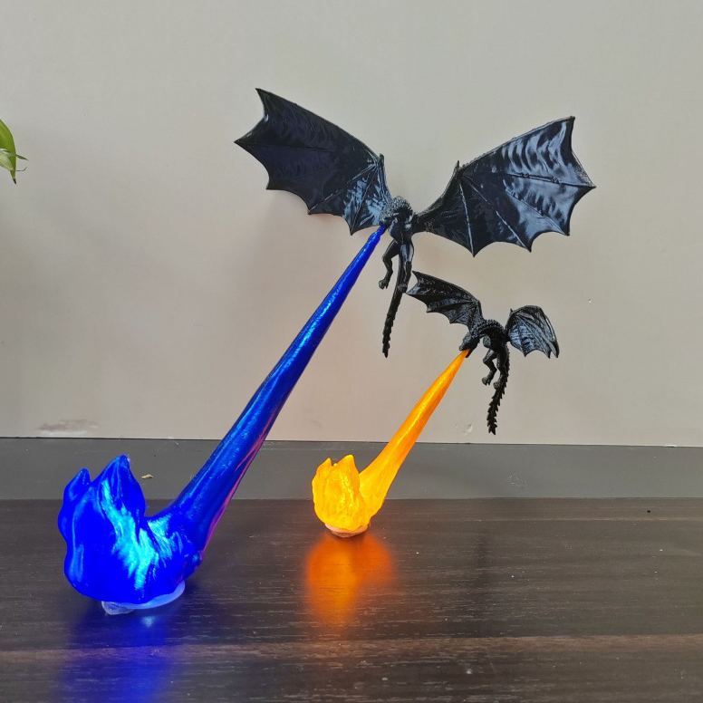 Dragon Flame Book Nook, 3D Flying Dragon Flame Book Nook,Flying Dragon Bookshelf Decoration, Dragon Statue Ornament Book Nook,Gothic Dragon Halloween Bookshelf Decor (2PCS)