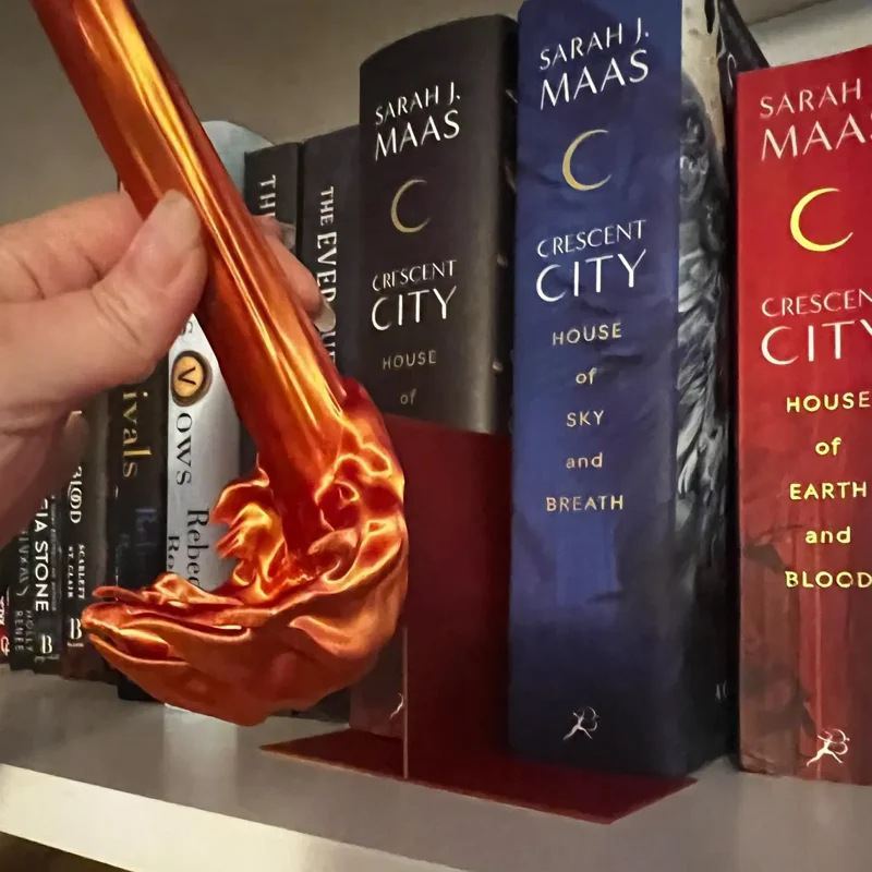 Dragon Flame Book Nook, 3D Flying Dragon Flame Book Nook,Flying Dragon Bookshelf Decoration, Dragon Statue Ornament Book Nook,Gothic Dragon Halloween Bookshelf Decor (2PCS)