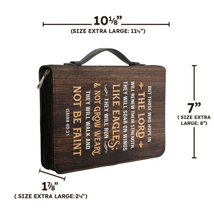 Custom Name But Those Who Hope In The Lord Isaiah Bible Cover