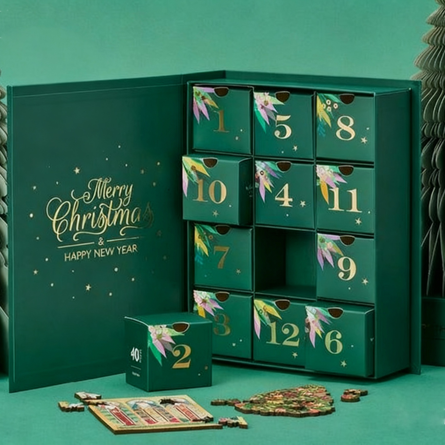 24 Days of Christmas - The Best of Wooden Puzzles Advent Calendar - 