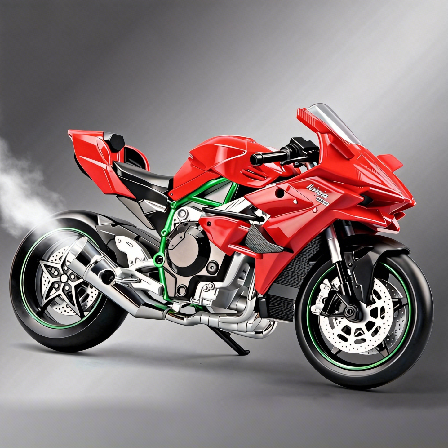 Superbike Model Kit 1:9 Scale Racing Motorcycle Collectible - 