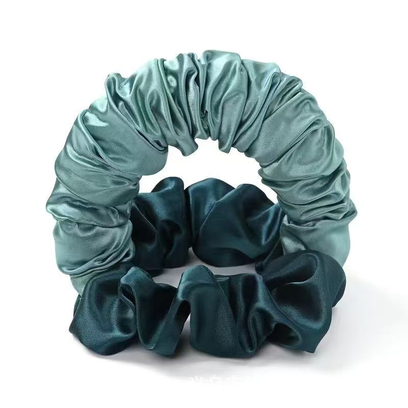 Seamless bun hair curler tie,portable sleeping curling iron, scrunchie