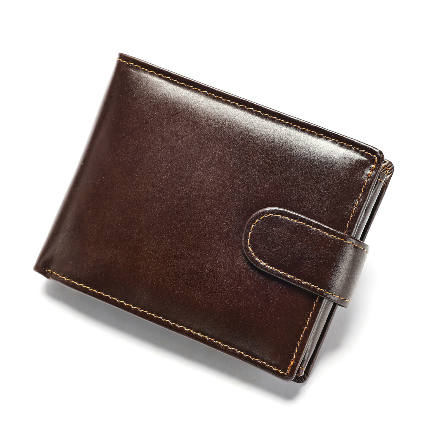 Father's Day Gift, Personalised Men's Wallet, Genuine Soft Black Leather Wallet, Personalized Engraved Gift for Dad, Him, Boyfriend, Husband