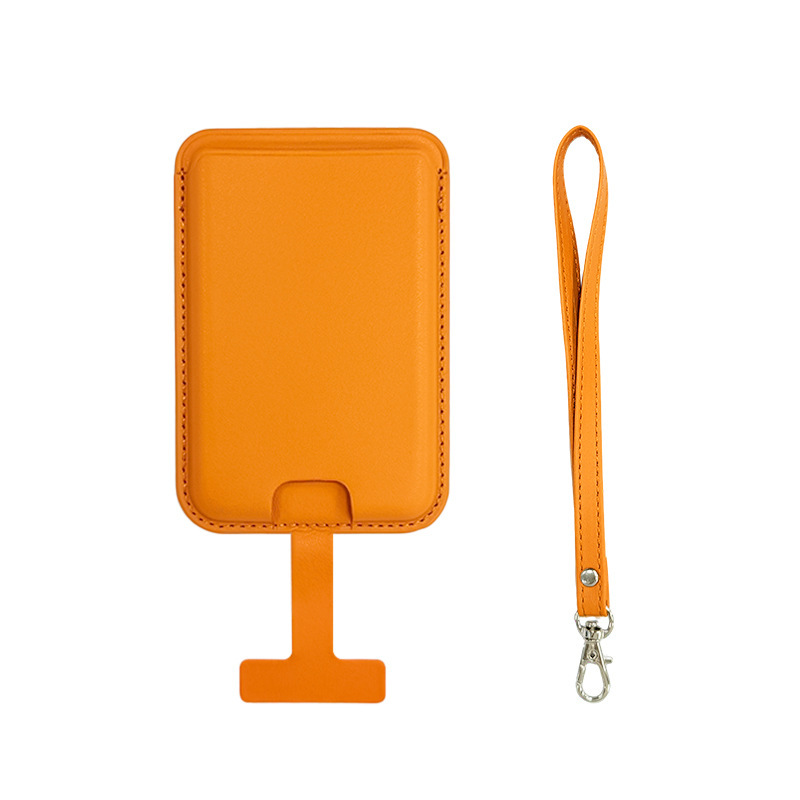 Magnetic Phone Wallet with Lanyard – Detachable Strong Card Holder & Kickstand