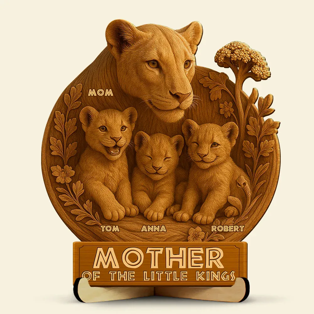 Mother's Day Gifts Lion Mom Wood Sign Gifts For Mom