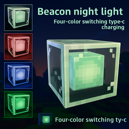 Eternal Beacon Light - 4-Color Night Light for Soothing Ambiance