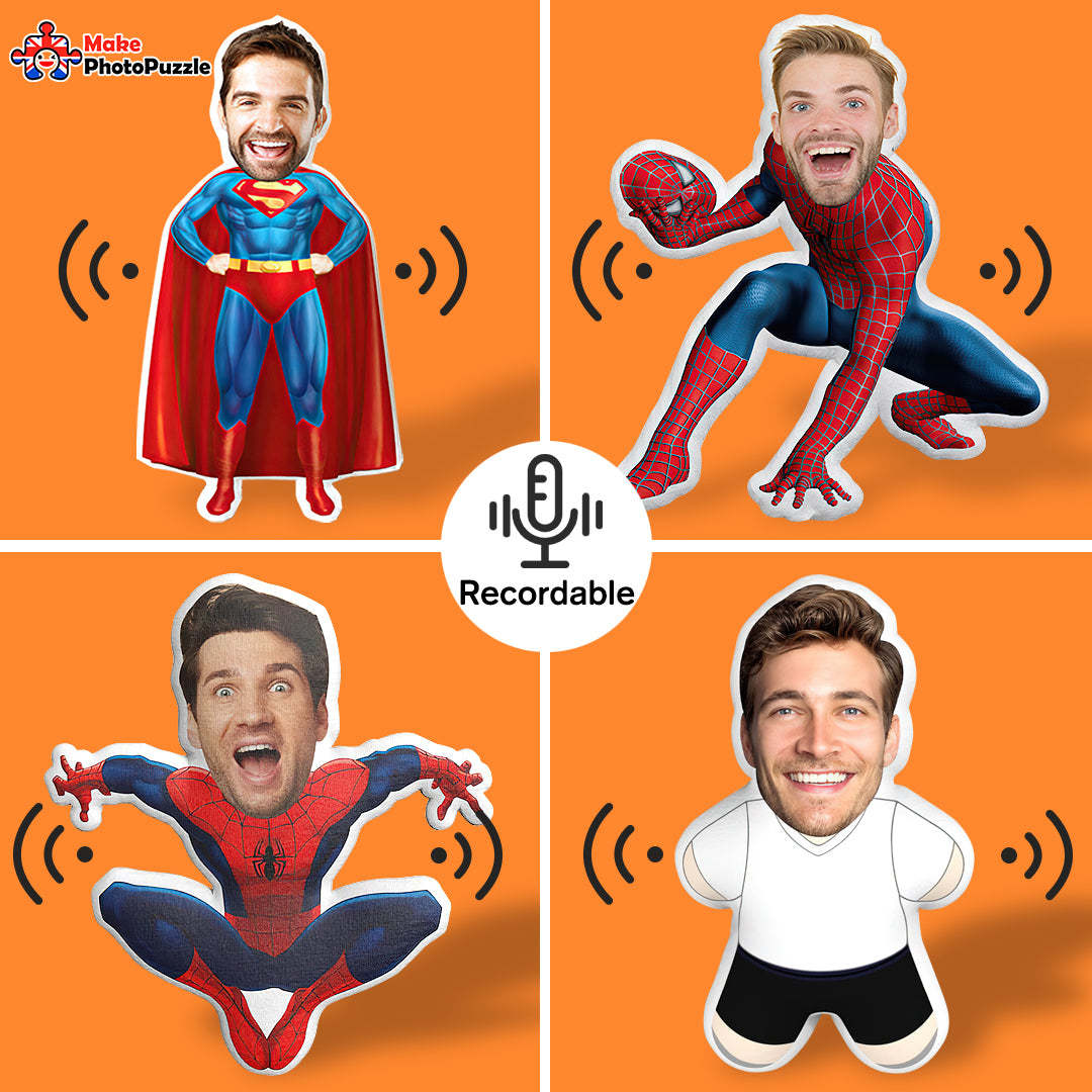 Birthday Gifts for Him Body Pillow Custom Face Dolls Hulk Photo Pillow Minime Personalized