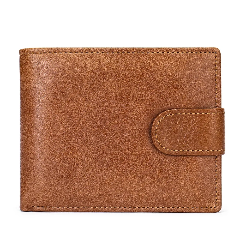 Men's Casual Retro Large Capacity Leather Wallets - myphotowallet