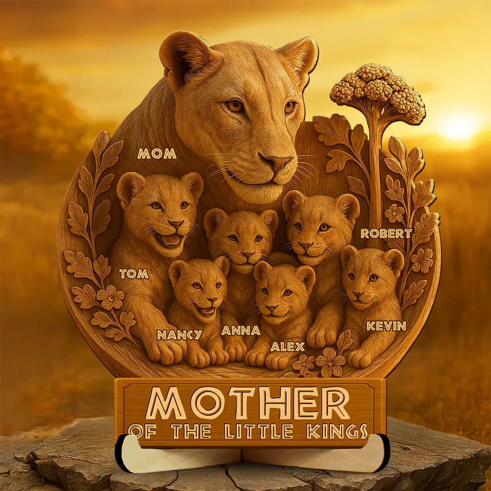Mother's Day Gifts Lion Mom Wood Sign Gifts For Mom