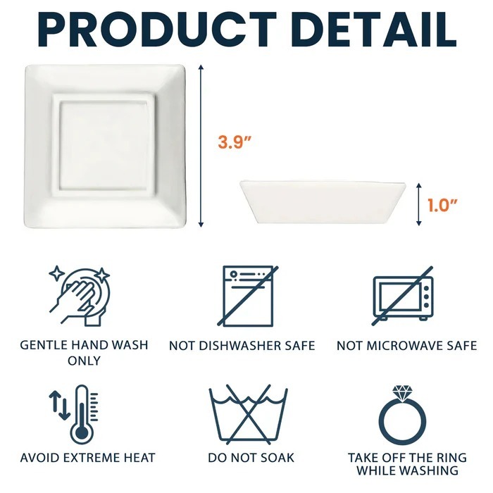 Custom Bestie Photo Trinket Tray For Best Friend Friendship Thank You Gifts - Personalized Jewelry Dish