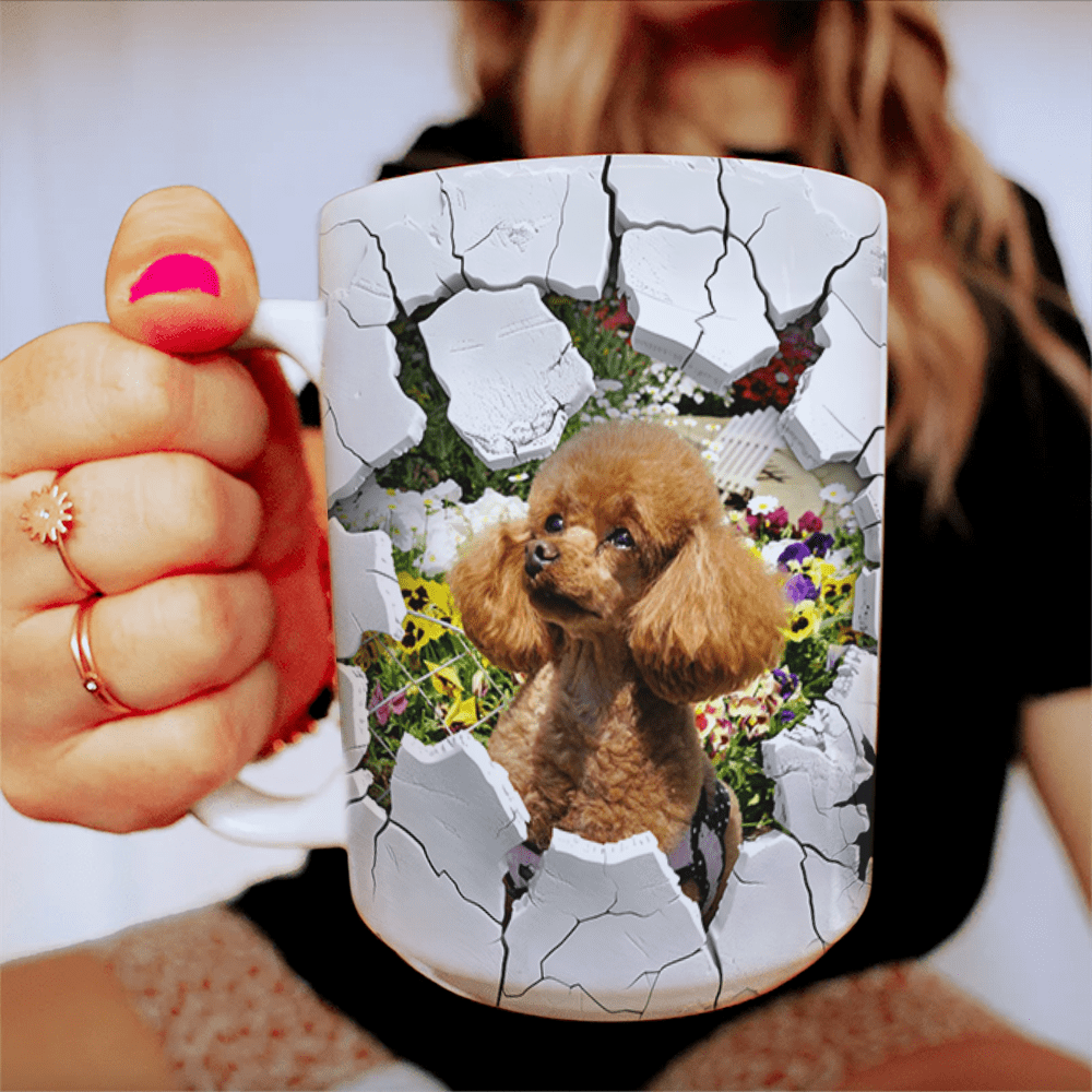 Custom Dog Cat Photo With 3D Inflated Mug Personalized Gift - 