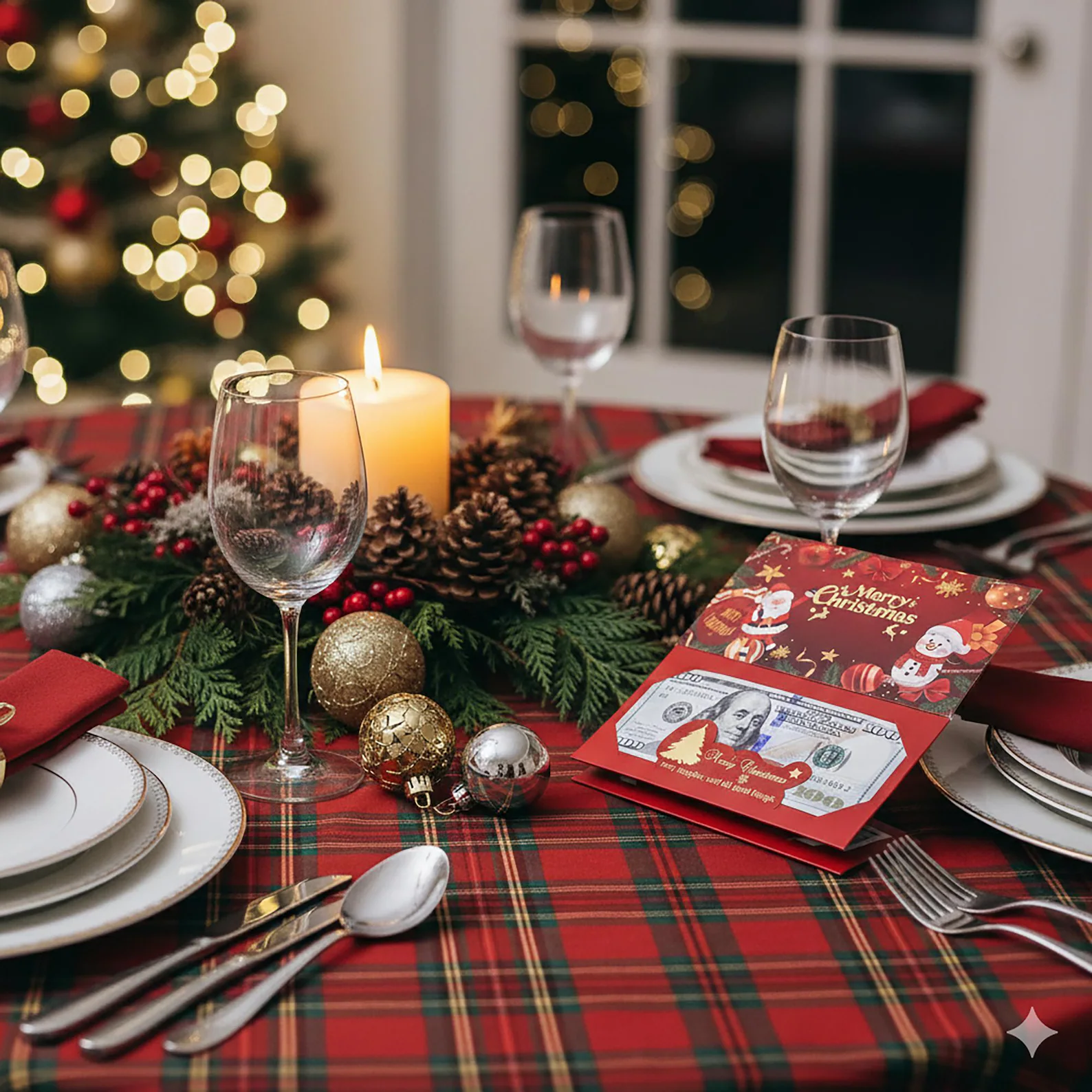 Christmas Money Holders with Envelopes Surprise Cash Gift Cards for Kids, Teens, Mom & DadCreative Christmas Cash Gift 