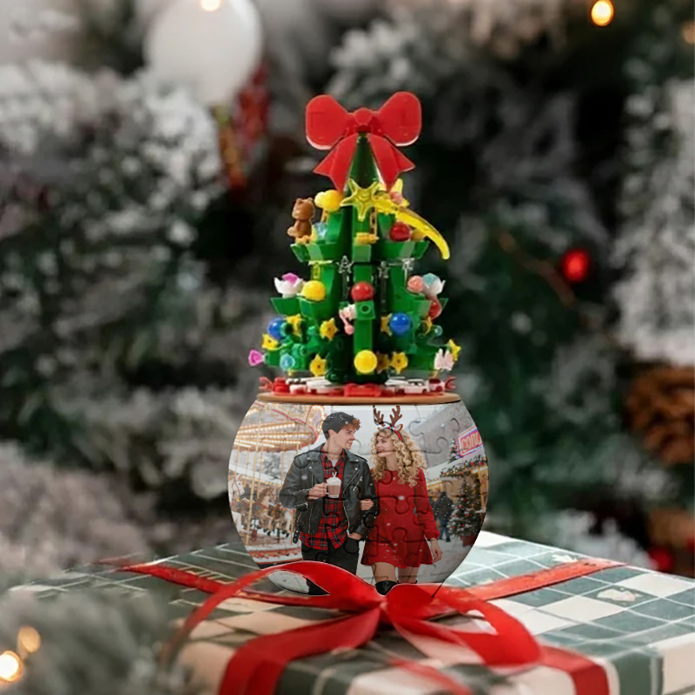 Personalized 3D Potted Flower Pot Puzzle Custom Love Memory Gift Home Decoration Christmas Gift - 