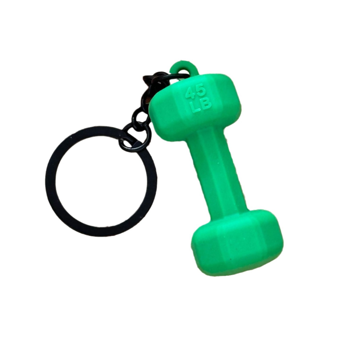 Dumbbell Keychain Accessories Equipment Pendant Metal Mini Backpack Keychain - soufeeluk