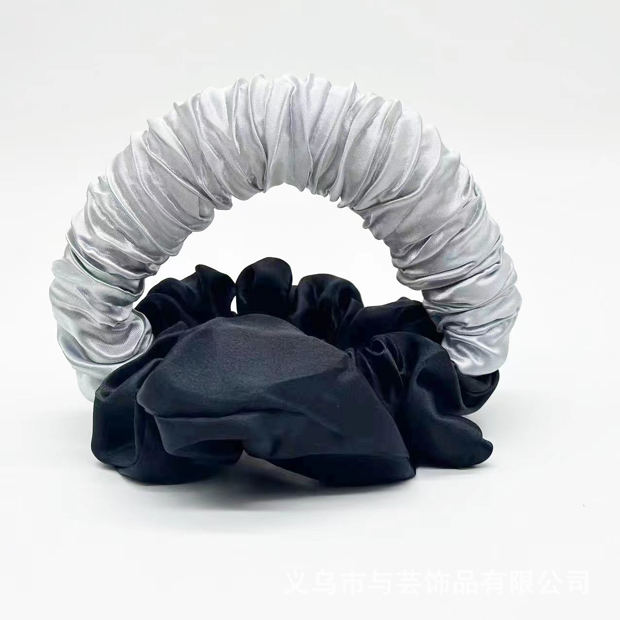 Seamless bun hair curler tie,portable sleeping curling iron, scrunchie