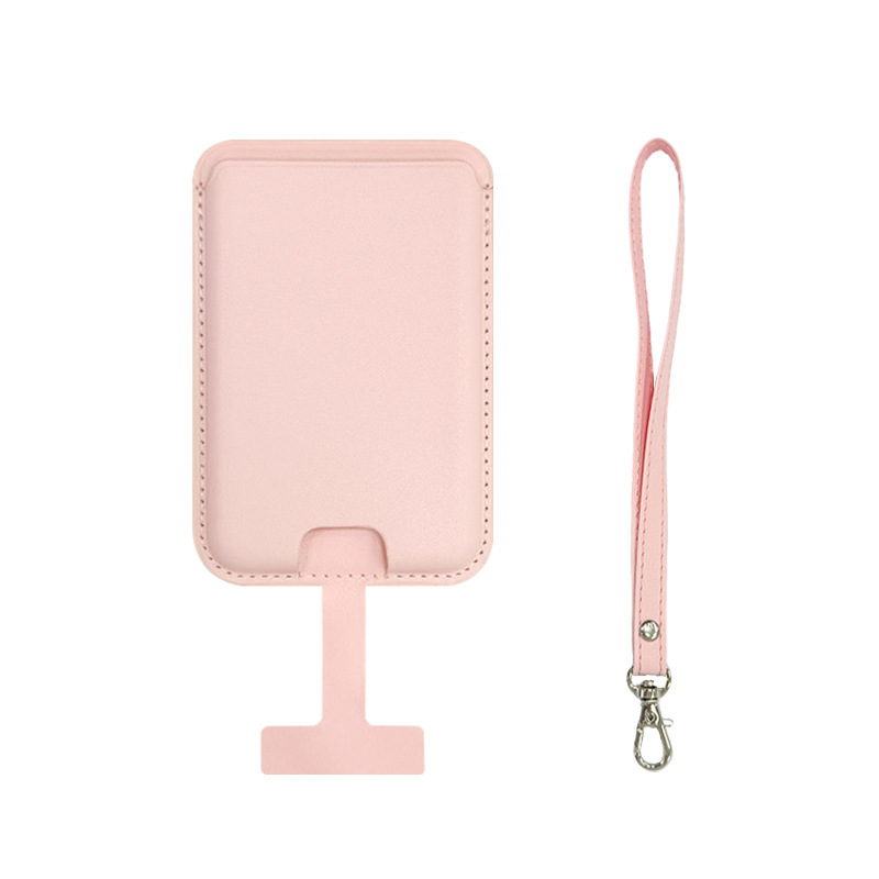 Magnetic Phone Wallet with Lanyard – Detachable Strong Card Holder & Kickstand