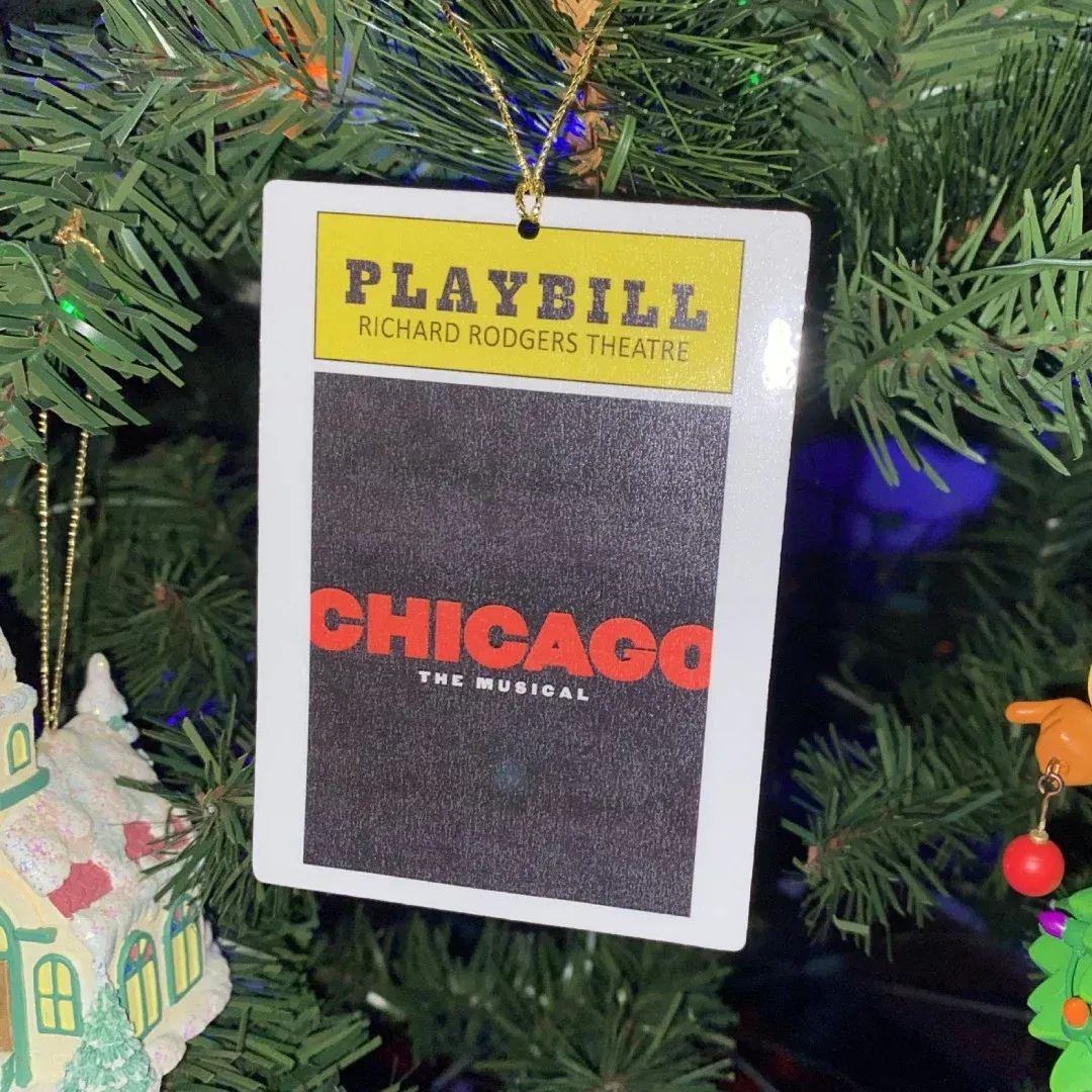 Theater-inspired Program Ornaments Broadway Show Ornaments