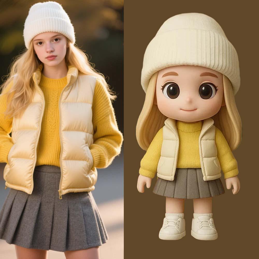 Benutzerdefinierte Actionfigur Zum Muttertag, Personalisierte Charakterfigur Aus Ai-foto, 3d-gedruckt, Perfekte Geschenke Für Mama -