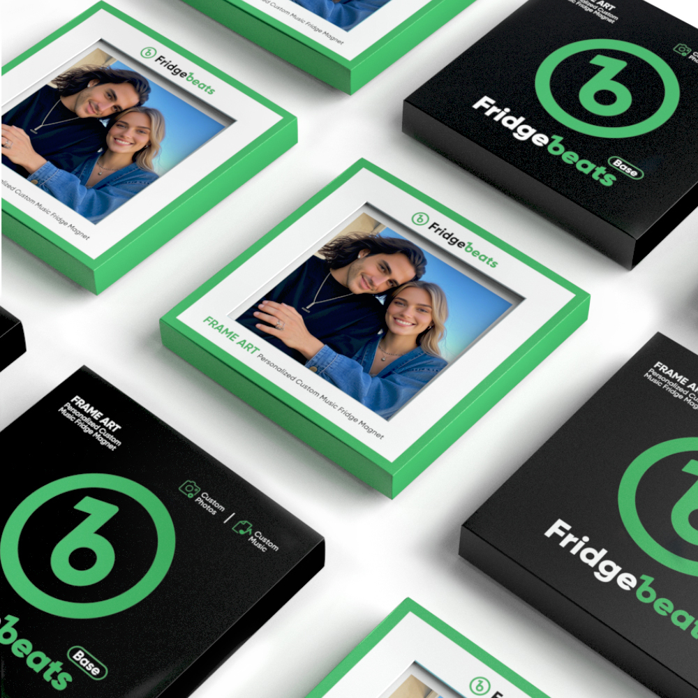 Geschenke Für Mama 5.0 Upgrade Benutzerdefinierter Musik-kühlschrankmagnet Kann 1-6 Songs Und Fotos Anpassen - 