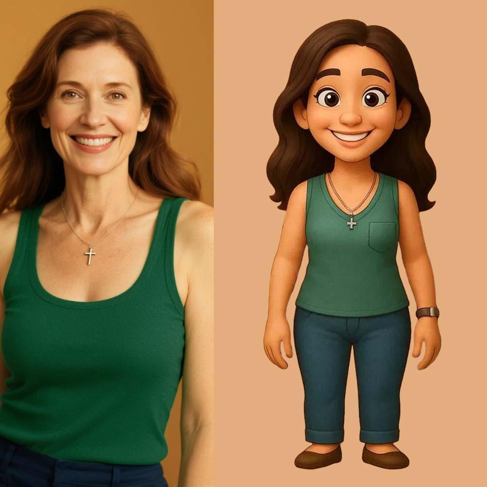 Benutzerdefinierte Actionfigur Zum Muttertag, Personalisierte Charakterfigur Aus Ai-foto, 3d-gedruckt, Perfekte Geschenke Für Mama -