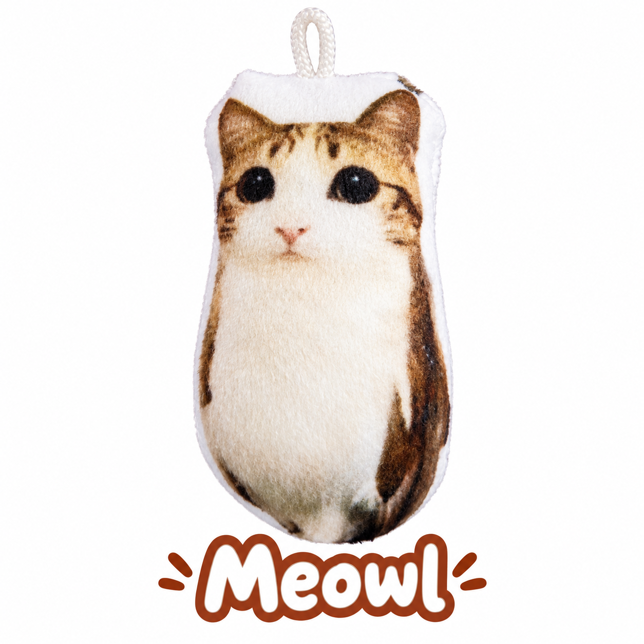 Squeaky Cat Meme Plüsch-Schlüsselanhänger-Serie – Interaktiver Taschenanhänger Mit Lustigem Sound - 