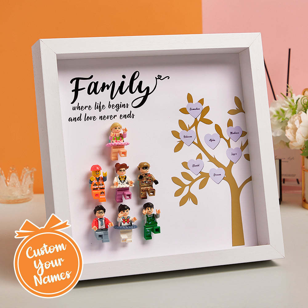 Minifiguren-displayrahmen, Geburtstagsgeschenke Für Die Familie - FotoPortemonnaie