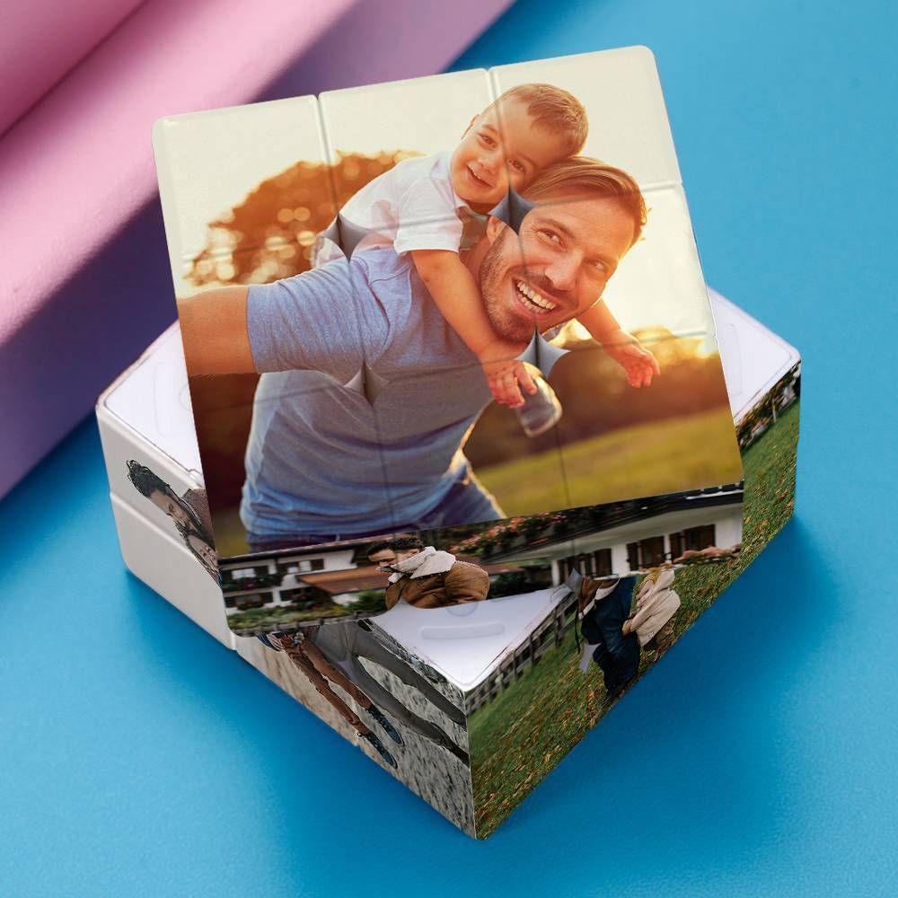 Kundenspezifisches Multi Foto Faltzauber Zauberwürfel