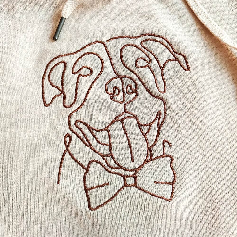 Individuell Bestickter Hoodie Mit Tasche, Text Auf Dem Ärmel, Farbenfrohes Sweatshirt Für Paare - 