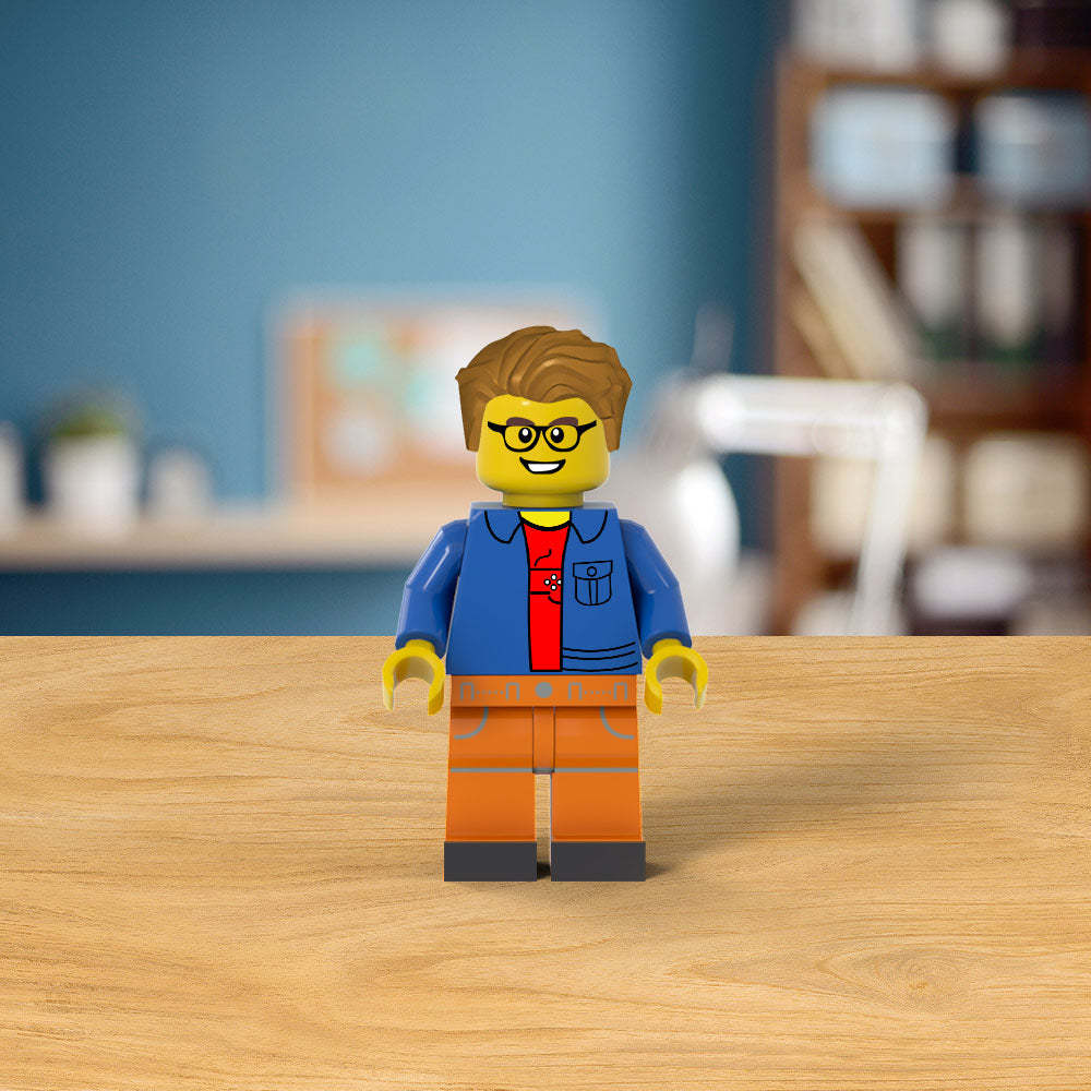 Benutzerdefinierte Minifiguren, Personalisierte Minifiguren, Erstellen Sie Ihre Eigenen Minifiguren - FotoPortemonnaie