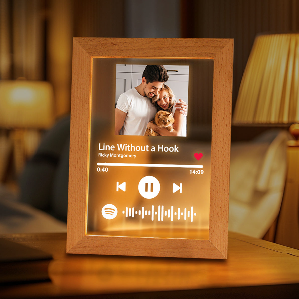 Benutzerdefinierte Spotify-plakette, Scannbare Musikplakette, Personalisiertes Spotify-geschenk, Bestes Geschenk Für Sie