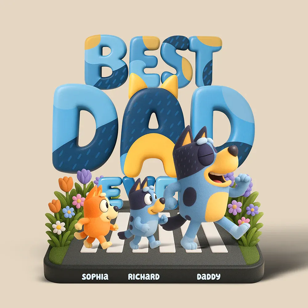 Hunde-papa-plakette – Personalisierte Geschenke - 