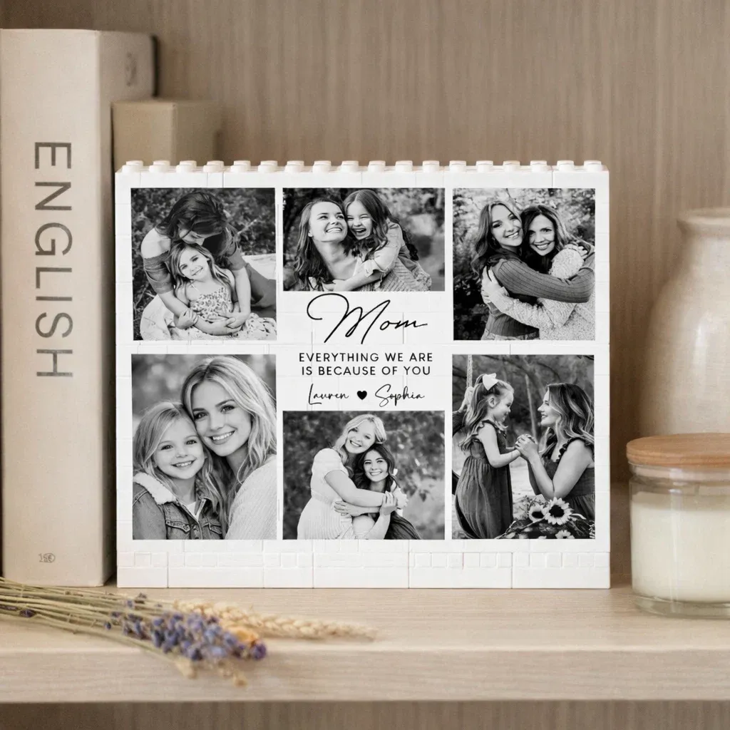 Personalisierter Foto-baustein Für Mama, Foto-puzzle Von Der Tochter Für Mama, Geschenk Zum Muttertag, Geburtstagsgeschenk Für Mama, Erinnerungsstück Für Mama - 