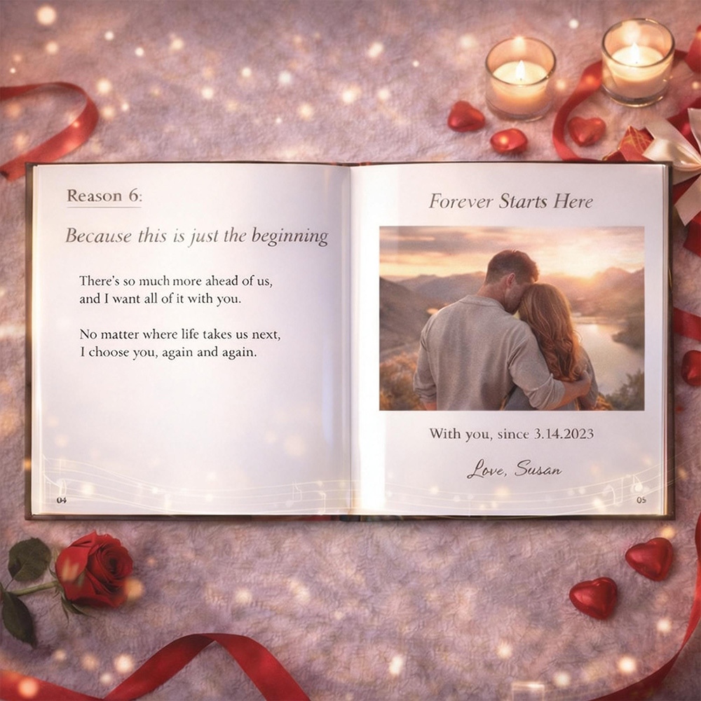 Warum Ich Dich Wähle – Personalisiertes Liebesbuch Mit Lied – Spielt Dein Lied Und Erzählt Eure Liebesgeschichte - 