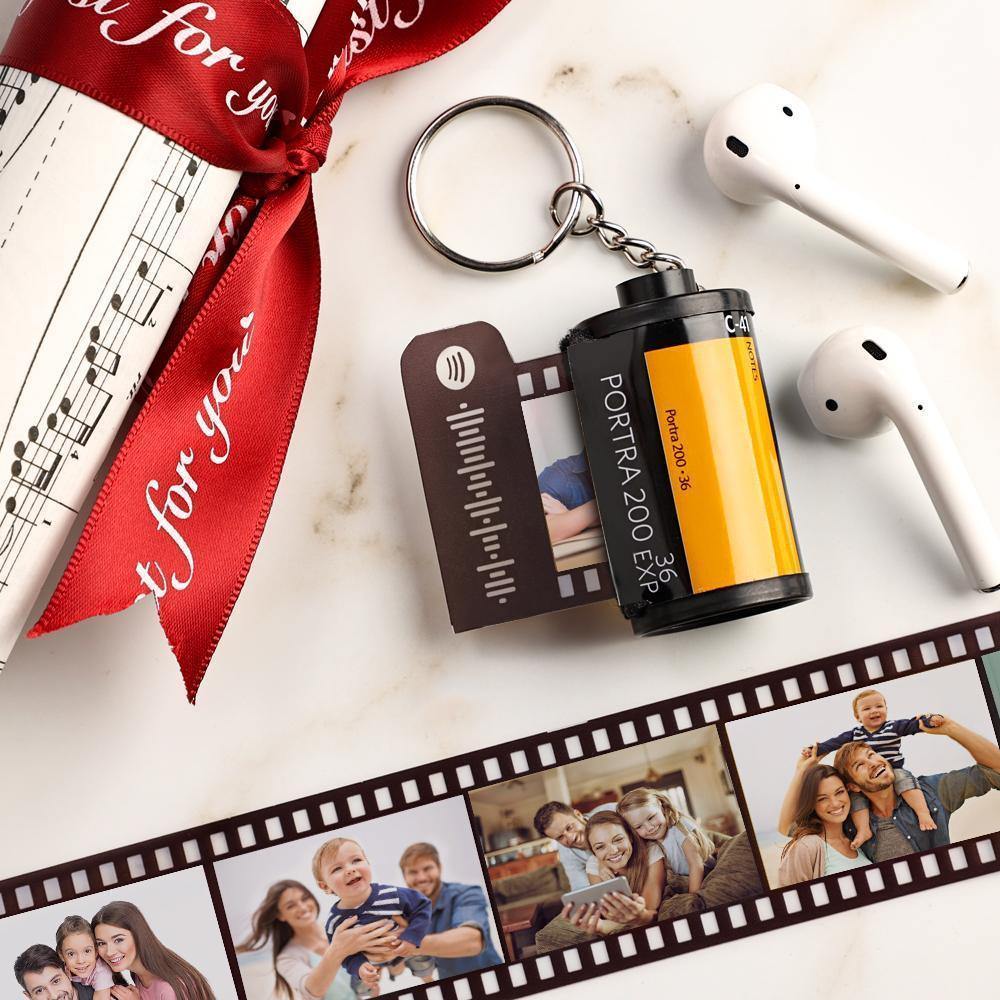 Personalisierte Spotify Code Kamera Rolle Schlüsselbund Kodak Multiphoto für Familie 5-20 Bilder - meinefotohandyhuelle