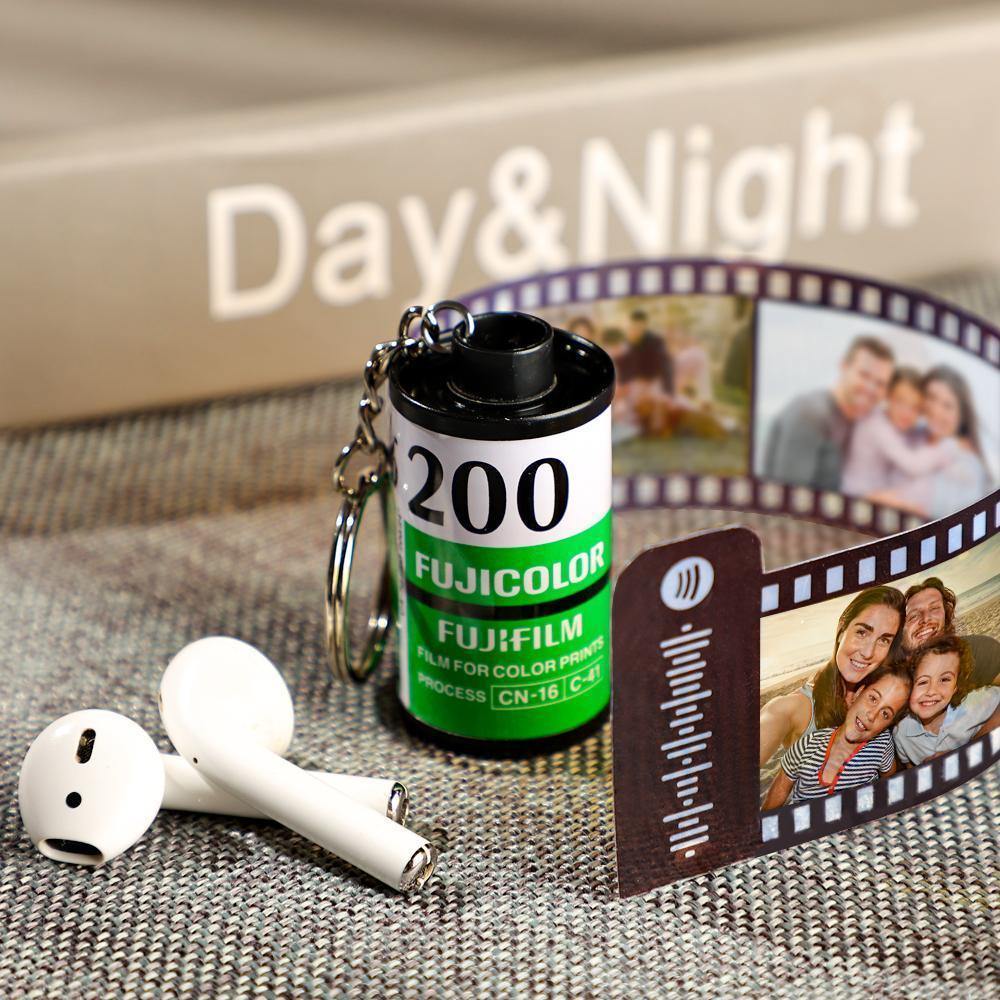 Personalisierte Spotify Code Kamera Rolle Schlüsselbund Kodak Multiphoto für Familie 5-20 Bilder - meinefotohandyhuelle