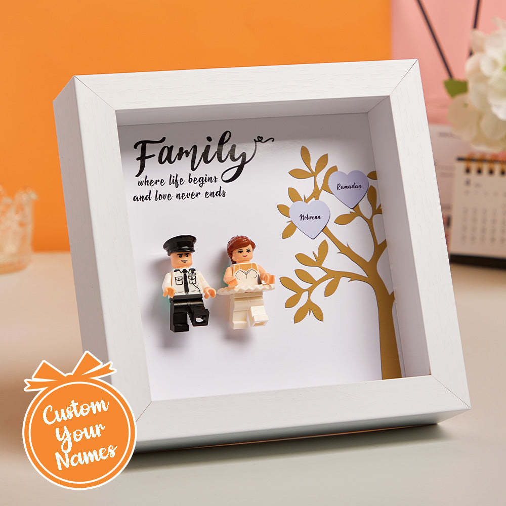 Minifiguren-displayrahmen, Geburtstagsgeschenke Für Die Familie - FotoPortemonnaie