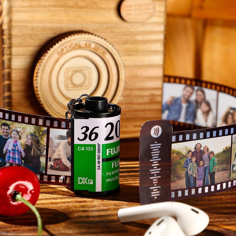 Personalisierte Spotify Code Kamera Rolle Schlüsselbund Kodak Multiphoto für Familie 5-20 Bilder - meinefotohandyhuelle